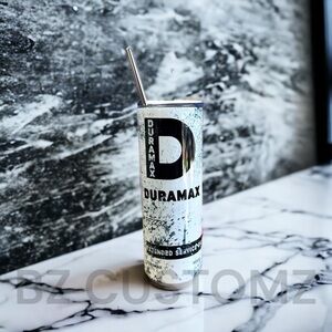 Engine Oil Stainless Steel Tumbler 20oz, hot and cold drinks, trucks, diesel